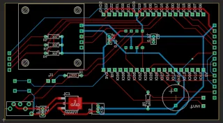 ODB2データロガーVer2基板図