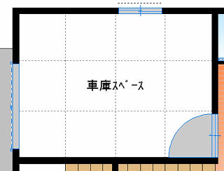 ビルトインガレージ関連画像04平面プラン図